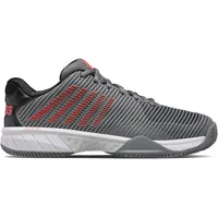 K-Swiss Herren Tennisoutdoorschuhe Herren, Steel Gray/Jet Black/Spicy Ora, 46