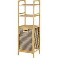 [en.casa] Bambus Wäscheregal Tidaholm 118x39,5x30,5cm