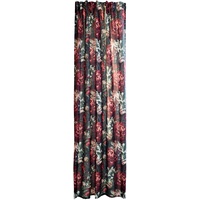 Homing Vorhang floral rot grün | Blickdicht Rosen modern