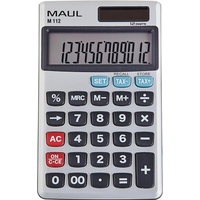 Maul Taschenrechner Grau Display (Stellen): 12 batteriebetrieben, solarbetrieben
