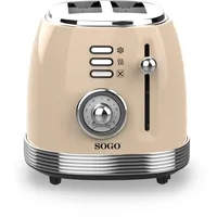 Sogo RETRO Serie Toaster beige