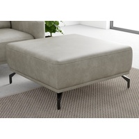 Sit&more Hocker »Bailando« mit Federkern und schwarzen, matten Metallfüßen