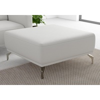 Sit&more Hocker »Bailando« mit Federkern und satinierten Nickelfüßen grau