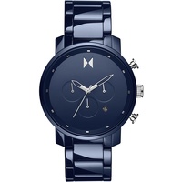 MVMT Chronograph Quarz Uhr für Herren mit Blaues Keramikband