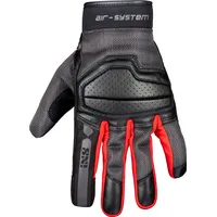 IXS Evo-Air Motorradhandschuhe, schwarz/grau/rot, L