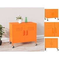 VidaXL Lagerschrank Orange 60x35x56 cm Stahl