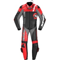 Spidi DP-Progressive Pro Lederkombi schwarz-rot, Größe 54