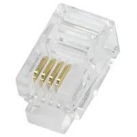 Logilink Professional MP0017 RJ10 Stecker für Flachbandkabel