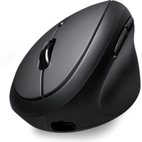 Perixx PERIMICE-819, ergonimische vertikale Maus, silent click, Multi-Device, schwarz