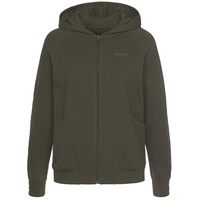Bench. loungewear Kapuzensweatjacke Damen dunkelgrün Gr.48/50