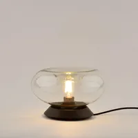 S.LUCE Cruet E27 Design Tischleuchte Glas mit Schalter
