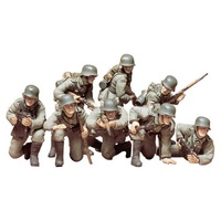 TAMIYA 300035061 1:35 Fig.-Set Dt. Pz Grenardiere (8), Modellbausatz,Plastikbausatz,