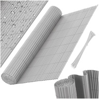 Kesser KESSER® PVC Sichtschutzmatte Sichtschutzzaun Balkonverkleidung Windschutz verstärkte Lamellen