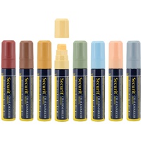 SecurIT® Kreidestift Breit 8 St. Erdfarben