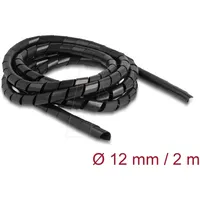 DeLock 19015 19015 Kabelschlauch 12mm (max) Schwarz