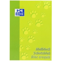 Oxford Malblöcke DIN A4 90 g/qm, 100 Blatt, 5