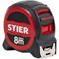 Stier Premium Taschenbandmaß 8 m x 32 mm mit