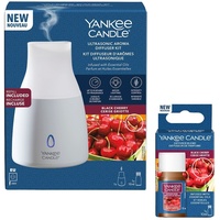 Yankee Candle Ultrasonic Aroma Diffuser Kit Black Cherry