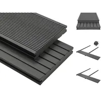 VidaXL WPC Terrassendielen mit Zubehör 10 m2 2,2 m