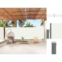 VidaXL Seitenmarkise Ausziehbar Creme 200x1000 cm