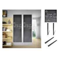 VidaXL Wandaufkleber Kreidetafel 0,6x3 m 2 Rollen mit Kreiden