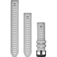 Garmin Silikon dunstgrau/schwarz 20 mm