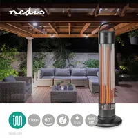 Nedis Terrassenheizer - 1200 W - 2 Wärmeeinstellungen -