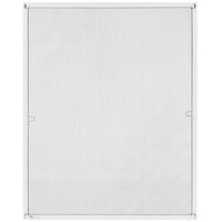 Juskys Fliegengitter mit Alu-Rahmen 130 x 150 cm für