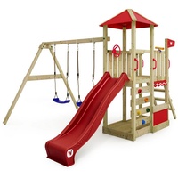 Wickey Spielturm Klettergerüst Smart Savana mit Schaukel & Rutsche,