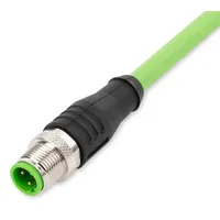 WAGO 756-1201/060-200 Sensor-/Aktor-Datensteckverbinder, konfektioniert M12 Stecker, gerade 20.00m P