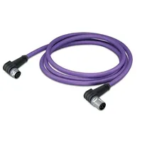 WAGO 756-1406/060-050 Sensor-/Aktor-Datensteckverbinder, konfektioniert M12 Stecker, gewinkelt, Buchse, gewinkelt
