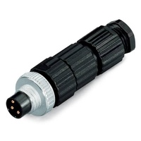 WAGO 756-9102/030-000 Sensor-/Aktor-Steckverbinder, unkonfektioniert M8 Stecker, gerade Polzahl: 3