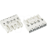 WAGO 770-235 Netz-Steckverbinder WINSTA MIDI Stecker, gerade Gesamtpolzahl: 5