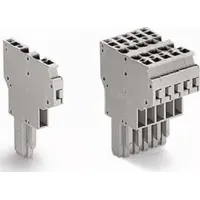 WAGO 769-123 Federleiste 5 mm Zugfeder Belegung: L Grau