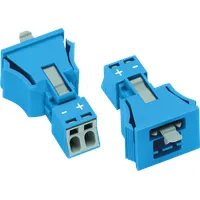 WAGO 890-2112 Netz-Steckverbinder WINSTA MINI Stecker, gerade Gesamtpolzahl: 2