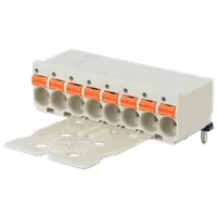 WAGO Stiftgehäuse-Platine 2092 Polzahl Gesamt 8 Rastermaß: 5mm 2092-1358