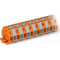 WAGO 260-420 Klemmenleiste 5.50mm Zugfeder Belegung: L Grau 25St.