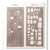 Koh-I-Noor Zeichenschablonen-Set Elektro transparent