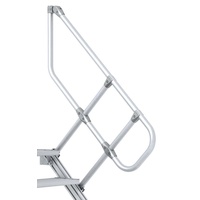 ZARGES Geländer Treppe 45° 13 Stufen als zweites zusätzliches