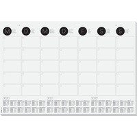 Sigel Schreibtischunterlage 59,5 x 41,0 cm schwarz/weiß