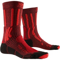 X-Socks Trek X CTN Trekkingsocken dark ruby/fire red 39-41