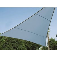Perel Sonnensegel Lichtgrau Dreieckig 3,6 m x 3,6 x