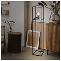 ETC Shop Vintage Steh Leuchte schwarz Wohn Schlaf Zimmer