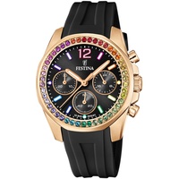 Festina Damen Analog Quarz Uhr mit Gummi Armband F20611/3