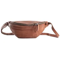 Harold's Submarine Gürteltasche Leder 33 cm Cognac Hellbraun Herren