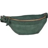 Harold's Submarine Gürteltasche Leder 33 cm Grün Grau Herren