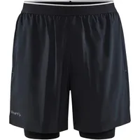 Craft ADV Charge 2-In-1 Stretch Shorts schwarz XL