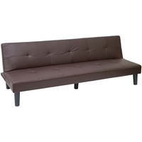 Mendler 3er-Sofa HWC-G11, Schlafsofa Gästebett Bettsofa Klappsofa, Schlaffunktion 195cm