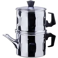ILSA Traditionelle Caffettiera Napoletana, Alluminium, Tassen: 1 – 2.