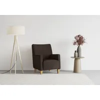 Sit&more Sessel »Bosse«, mit Federkern braun